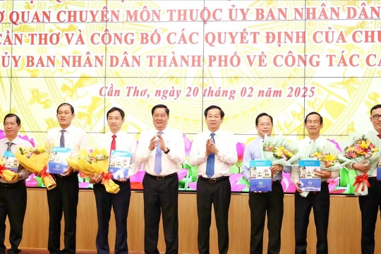 TP. Cần Thơ: Giảm 5 sở, 2 tổ chức khác sau sắp xếp