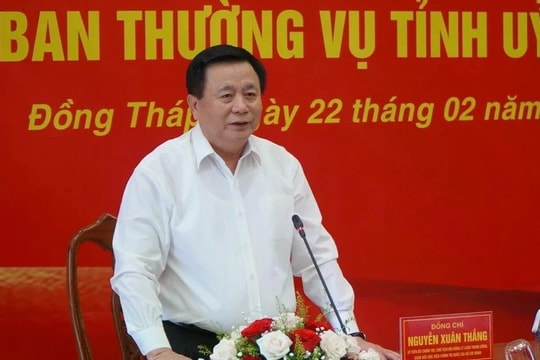 Công bố quyết định kiểm tra của Bộ Chính trị với Ban Thường vụ Tỉnh ủy Đồng Tháp