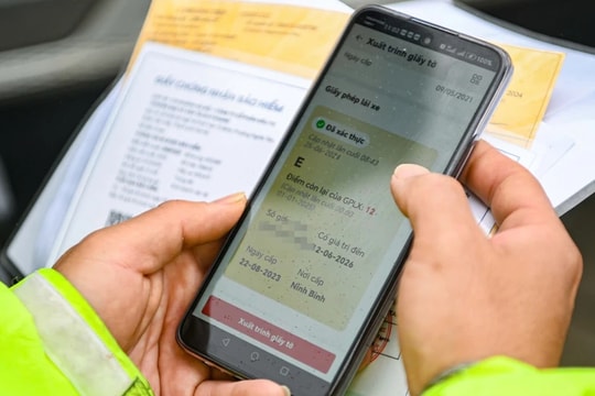 Ưu tiên ứng dụng môi trường điện tử cho hoạt động cấp, đổi giấy phép lái xe