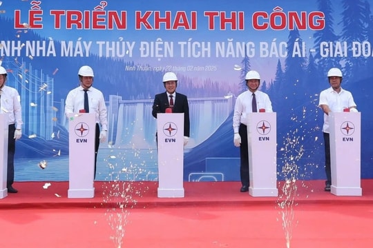 Lễ triển khai thi công xây dựng dự án nhà máy thủy điện tích năng Bác Ái – giai đoạn 2
