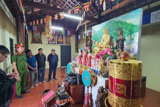 Dụ dỗ người dân tu tập, chiếm đoạt gần 100 tỷ đồng