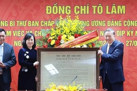 Tổng Bí thư Tô Lâm thăm, làm việc với Bộ Y tế