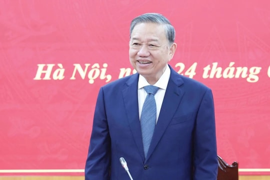 Tổng Bí thư Tô Lâm làm việc với Ban Chính sách, chiến lược Trung ương