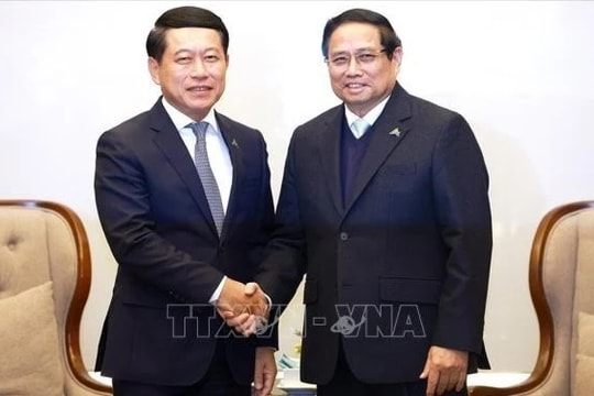 Thủ tướng Chính phủ Phạm Minh Chính tiếp Phó Thủ tướng Lào Saleumxay Kommasith