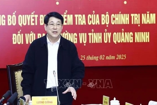 Hội nghị triển khai Quyết định kiểm tra đối với Ban Thường vụ Tỉnh ủy Quảng Ninh