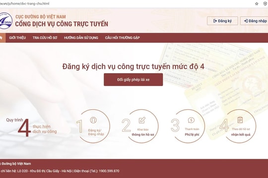 Cách đổi giấy phép lái xe ô tô tại nhà