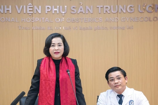 Phó Chủ tịch Quốc hội Nguyễn Thị Thanh thăm, chúc mừng Ngày Thầy thuốc Việt Nam tại Bệnh viện Phụ Sản Trung ương và Bệnh viện K Trung ương