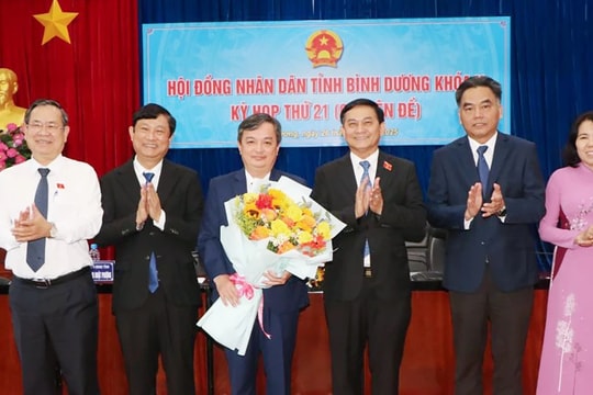 Ông Bùi Minh Trí được bầu giữ chức Phó Chủ tịch UBND tỉnh Bình Dương