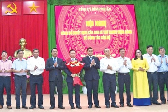 Ông Đỗ Hữu Huy giữ chức Phó Bí thư Tỉnh ủy Bình Thuận