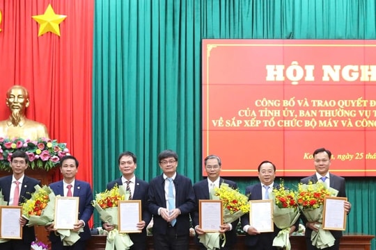 Kon Tum giảm 8 cơ quan cấp tỉnh sau sắp xếp