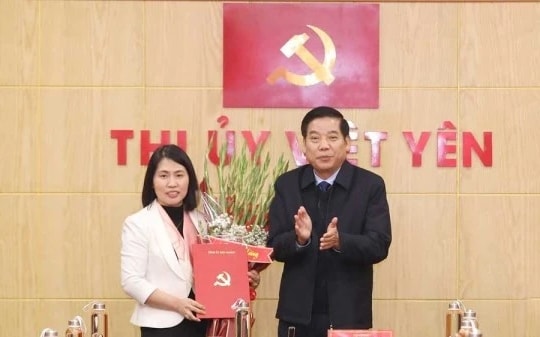 Giám đốc Sở Kế hoạch và Đầu tư tỉnh Bắc Giang giữ chức Bí thư Thị ủy Việt Yên