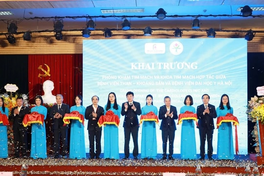 Chuyên khoa tim mạch Bệnh viện Than - Khoáng sản do Bệnh viện Đại học Y Hà Nội đảm trách chuyên môn khám chữa bệnh