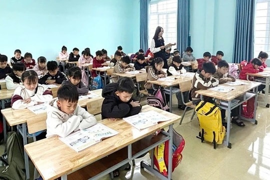 Quảng Bình: Gần 150 học sinh Trường tiểu học số 1 Quảng Phúc nghỉ học từ Tết đã đến trường đầy đủ