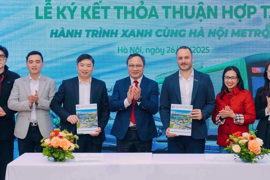 Metro Hà Nội và Grab Việt Nam ký kết thỏa thuận nhằm thúc đẩy sự phát triển của đường sắt đô thị Hà Nội