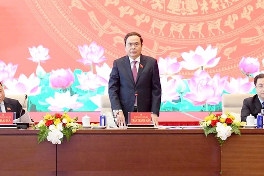 Chủ tịch Quốc hội Trần Thanh Mẫn chủ trì Hội nghị lần thứ hai Ban Chấp hành Đảng bộ Quốc hội nhiệm kỳ 2020 - 2025