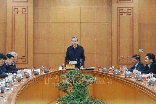 Tổng Bí thư Tô Lâm chủ trì họp Thường trực các Tiểu ban chuẩn bị Đại hội XIV của Đảng