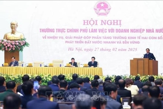 Hội nghị Thường trực Chính phủ làm việc với doanh nghiệp nhà nước