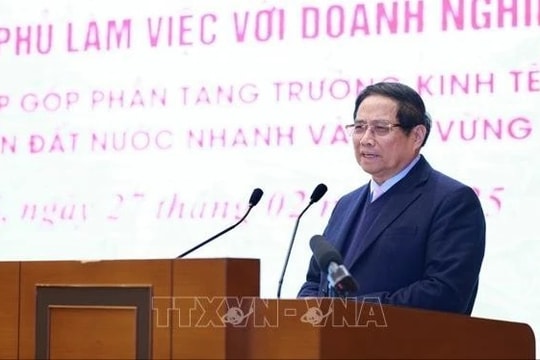 Thủ tướng Phạm Minh Chính: Doanh nghiệp nhà nước phát huy tinh thần yêu nước, cùng cả nước tăng tốc, bứt phá, về đích
