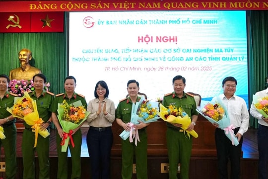 TP. Hồ Chí Minh: Chuyển giao các cơ sở cai nghiện ma túy về công an địa phương quản lý