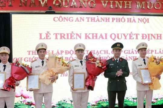 Công an thành phố Hà Nội thành lập Đội Sát hạch, cấp Giấy phép lái xe cơ giới đường bộ