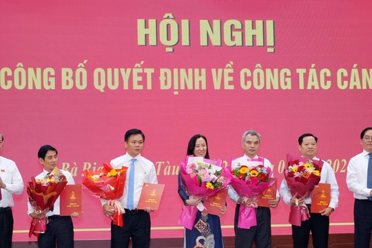 Ông Lê Ngọc Linh được điều động giữ chức Giám đốc Sở Xây dựng Bà Rịa - Vũng Tàu