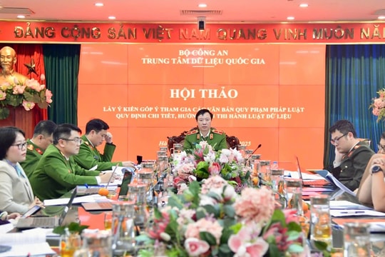 Bộ Công an lấy ý kiến về các văn bản quy phạm pháp luật về dữ liệu