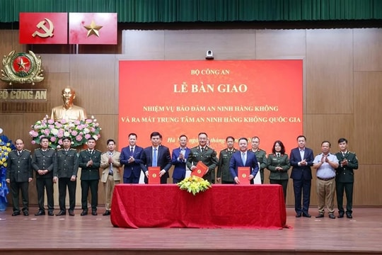 Bộ Công an ra mắt Trung tâm An ninh hàng không quốc gia