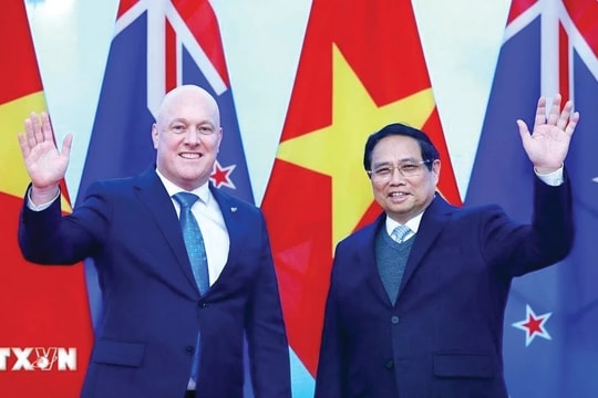 Thủ tướng New Zealand: Thời điểm thích hợp để tạo ra những đột phá trong quan hệ Việt Nam-New Zealand