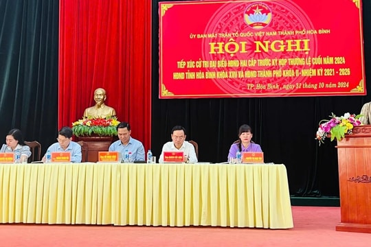 Giải quyết đến cùng kiến nghị của cử tri