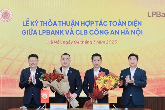 Ngân hàng Lộc Phát và Câu lạc bộ Công an Hà Nội ký kết hợp tác toàn diện 