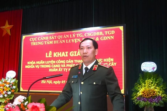 Tạo điều kiện tốt nhất trong huấn luyện công dân tham gia thực hiện nghĩa vụ Công an nhân dân năm 2025