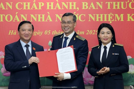 Phó Chủ tịch Quốc hội Nguyễn Khắc Định dự Hội nghị công bố quyết định chỉ định tham gia Ban Chấp hành, Ban Thường vụ, Bí thư Đảng ủy Kiểm toán Nhà nước