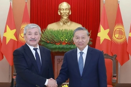 Tổng Bí thư Tô Lâm tiếp Thủ tướng Cộng hòa ​Kyrgyzstan 