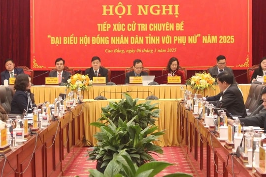 Cao Bằng: Tiếp xúc cử tri chuyên đề 'Đại biểu HĐND tỉnh với phụ nữ' năm 2025