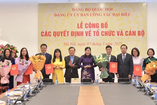 Ra mắt Ban chấp hành Đảng bộ Ủy ban Công tác đại biểu nhiệm kỳ 2020 – 2025