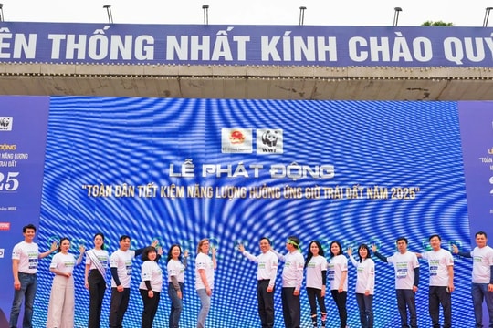 Gần 2.000 người tham gia giải Chạy hưởng ứng 'Toàn dân tiết kiệm năng lượng hưởng ứng Giờ Trái đất năm 2025'
