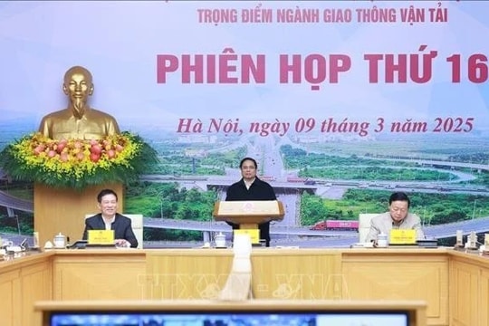 Thủ tướng Phạm Minh Chính chủ trì Phiên họp thứ 16 Ban Chỉ đạo các công trình trọng điểm ngành giao thông