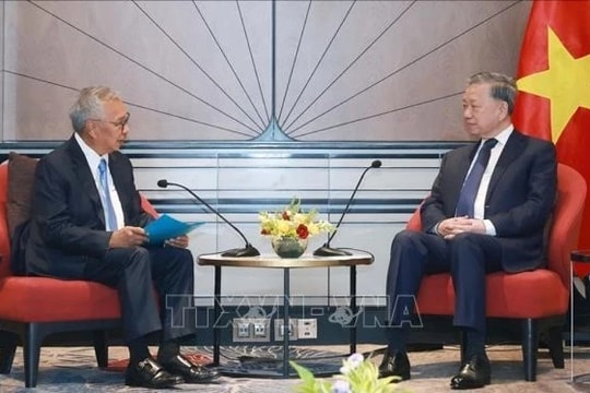 Tổng Bí thư Tô Lâm tiếp lãnh đạo các tập đoàn, doanh nghiệp lớn của Indonesia