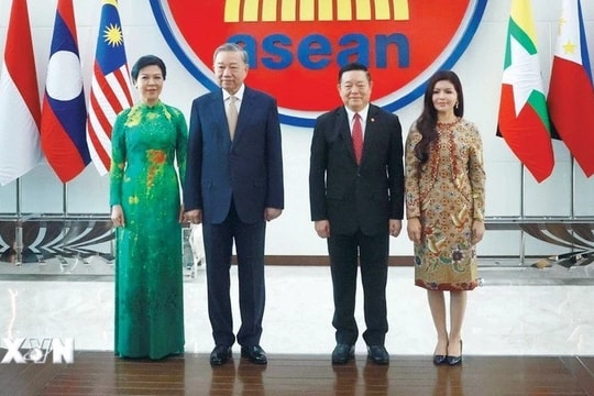 Tổng Bí thư Tô Lâm thăm Ban Thư ký ASEAN