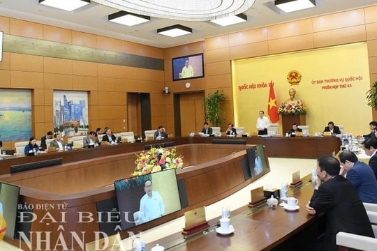 Ủy ban Thường vụ Quốc hội họp phiên thứ 43, xem xét nhiều nội dung quan trọng
