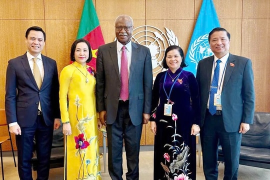 Phó Chủ tịch Quốc hội Nguyễn Thị Thanh gặp Tổng Thư ký Liên Hợp Quốc và Chủ tịch Đại hội đồng Liên Hợp Quốc