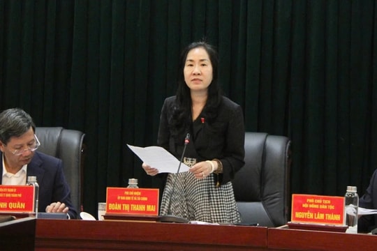 Đoàn khảo sát của Ủy ban Kinh tế và Tài chính làm việc với UBND TP. Hải Phòng