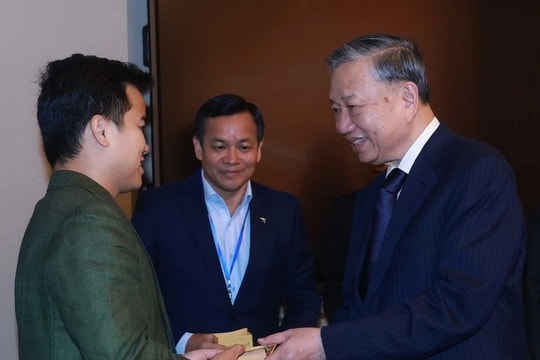 Tổng Bí thư Tô Lâm gặp mặt trí thức kiều bào tại Singapore