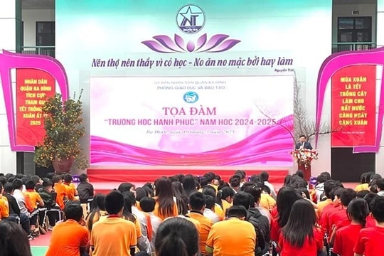Hà Nội: Thầy, trò quận Ba Đình quyết tâm xây dựng "Trường học hạnh phúc"