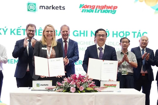 Báo Nông nghiệp và Môi trường và Hiệp hội Nông nghiệp Đức ký kết biên bản ghi nhớ hợp tác