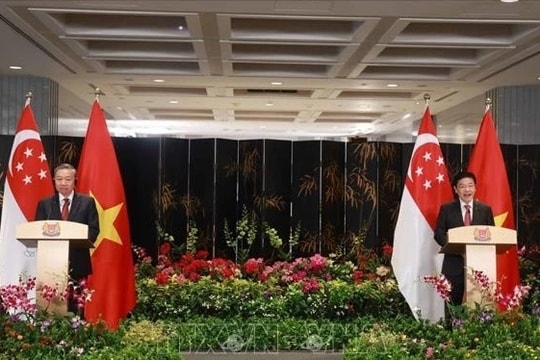 Tuyên bố chung về nâng cấp quan hệ Đối tác Chiến lược toàn diện giữa Việt Nam và Singapore