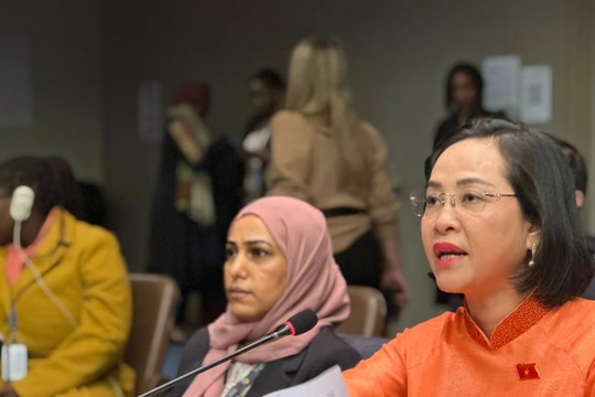 Phó Chủ tịch Quốc hội Nguyễn Thị Thanh: Việt Nam đang triển khai mạnh mẽ phổ cập tri thức số, trong đó có phụ nữ và trẻ em gái