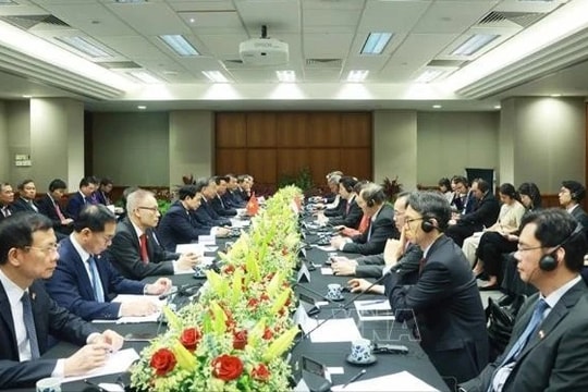 Tổng Bí thư Tô Lâm hội đàm với Thủ tướng Singapore Lawrence Wong