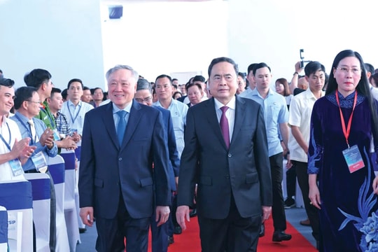 Chủ tịch Quốc hội Trần Thanh Mẫn dự lễ động thổ Khu công nghiệp VSIP II Quảng Ngãi