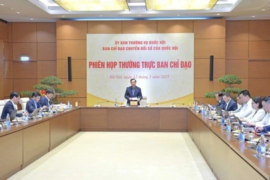 Phiên họp Thường trực Ban chỉ đạo chuyển đổi số của Quốc hội 